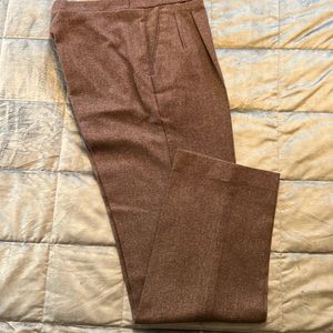 Wool blend pants